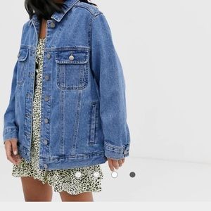 ASOS DESIGN Petite denim girlfriend jacket